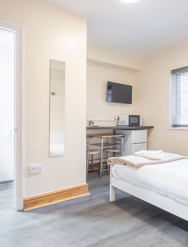 Single room bathroom